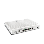 Draytek DV2865 Multi WAN Router with VDSL2 35b/ADSL2+, 1 x GbE WAN/LAN, and 3G/4G USB WAN port for Load Balancing and Fail-over, 5 x GbE LANs, Object-based SPI Firewall, CSM, QoS, 32 x VPNs, 16 x SSL VPNs, and support VigorACS 2