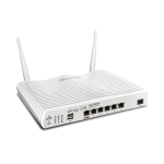 Draytek DV2865ac Multi WAN Router with VDSL2 35b/ADSL2+, 1 x GbE WAN/LAN, and 3G/4G USB WAN port for Load Balancing and Fail-over, 5 x GbE LANs, Object-based SPI Firewall, CSM, QoS, 802.11ac (AC1300) WiFi, 32 x VPNs, 16 x SSL VPNs, and support VigorACS 2